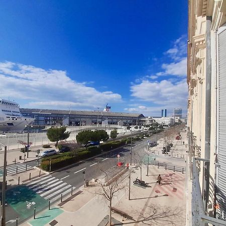 Spacieux Et Lumineux Appartement Vue Mer Joliette Marseilles Buitenkant foto