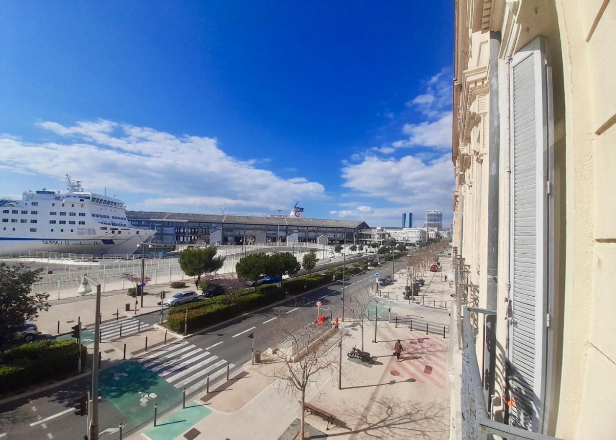 Spacieux Et Lumineux Appartement Vue Mer Joliette Marseilles Buitenkant foto